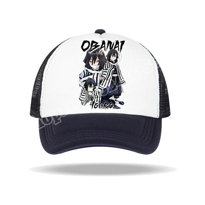 Kids Adults Baseball Caps Demon Slayer Infinity Castle Anime Character Print Sun Hat Cartoon Summer Adjustable Pointy Hats Gifts