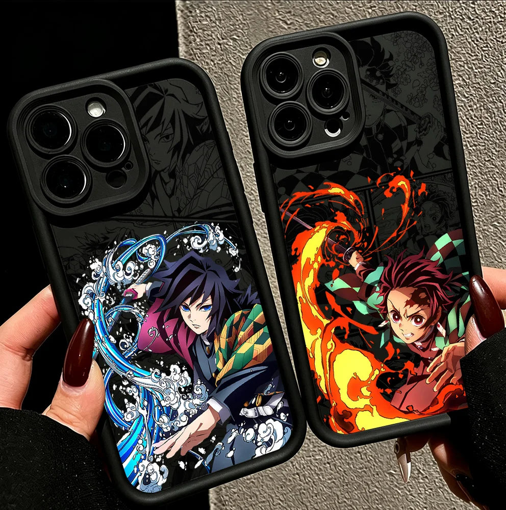 Hot Anime Demons Slayers Cool Phone Case for Google Pixel 10 9A 9 8 7 8A 7A Pro XL 4G 5G Soft Silicone TPU Back Cover