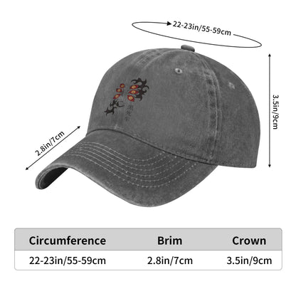Demon Slayer  Multicolor Hat Peaked Women's Cap Kokushibo Personalized Visor Protection Hats