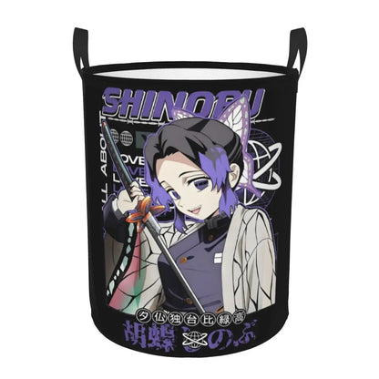 Demon Slayer Tanjiro Kamado Laundry Basket Collapsible Large Capacity Clothes Storage Bin Anime Manga 
 Laundry Hamper