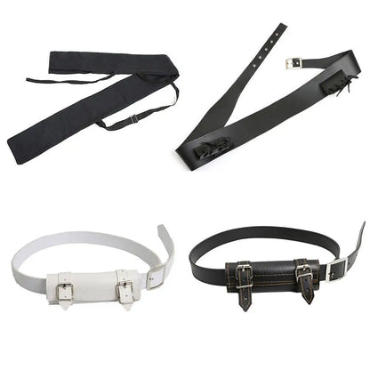 PU Leather Belt For Katana Belt Demon Slayer Belt Rapier Strap Belt Holster Sword Belt Waist Sheath Scabbard Holder 110CM