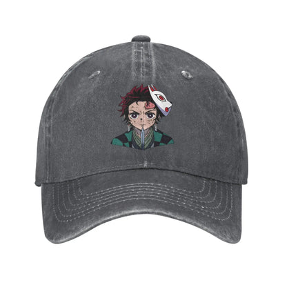 water breathing Baseball Caps Peaked Cap Demon Slayer  Sun Shade Hats for Men