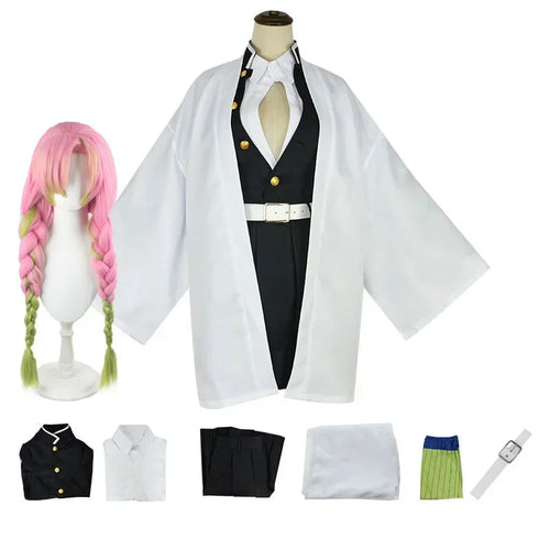 Costume Mitsuri Kanroji Demon Slayer, visuel 3 sur 8
