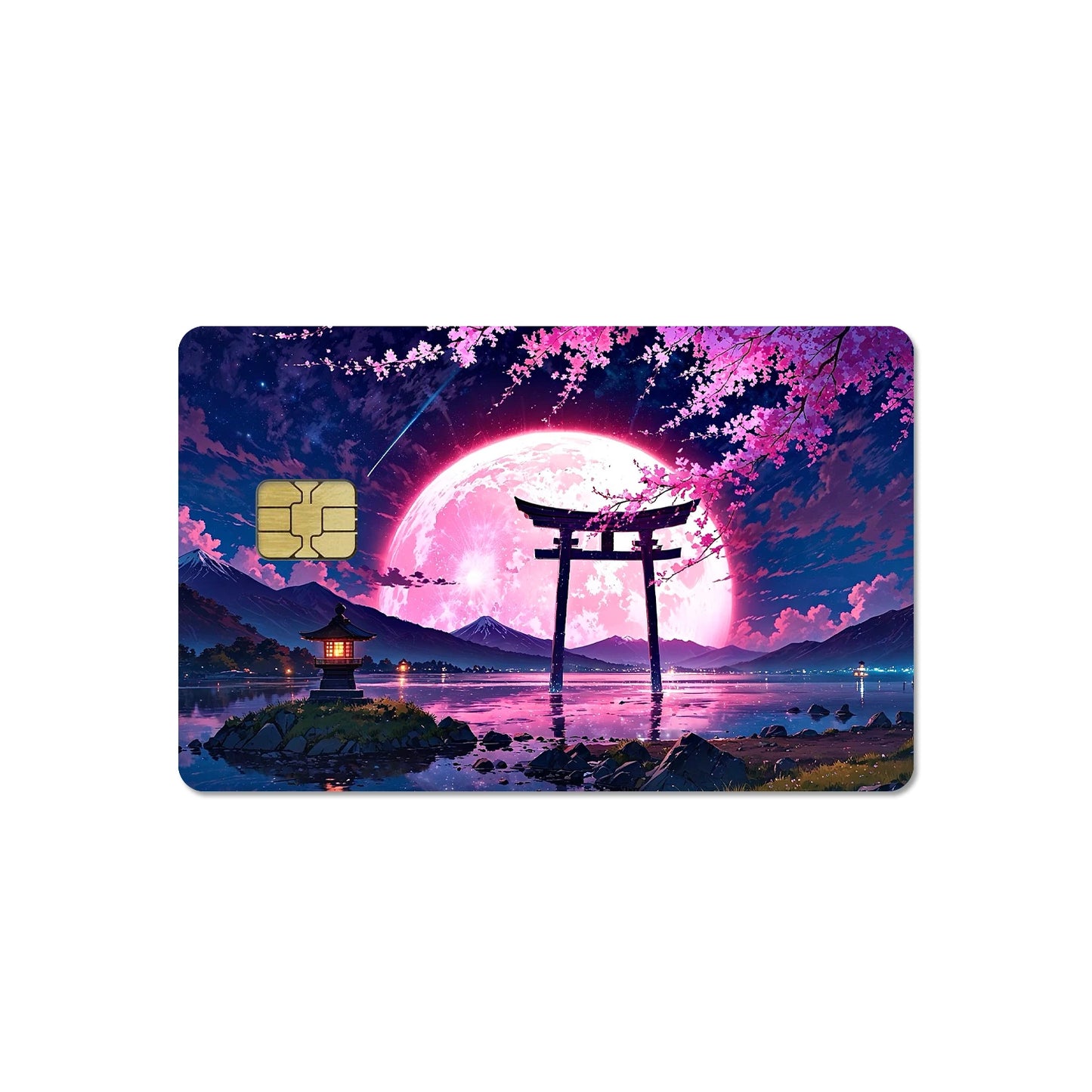 DIY Self-made Anime Demon Slayer 2.5D HD Matte PVC Sticker Film Tape Skin for Credit Card Debit Card Waterproof Sticke Gift