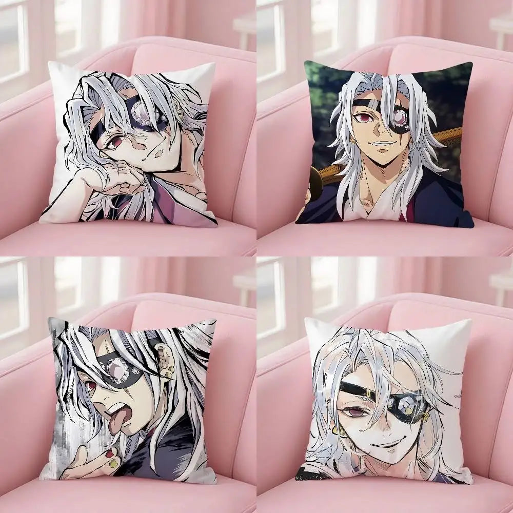 T-Tengen U-Uzuis Case Plush Fabric Soft Pillowcase Double Sided Print Cushion Cover Household Gifts