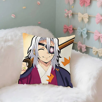 T-Tengen U-Uzuis Case Plush Fabric Soft Pillowcase Double Sided Print Cushion Cover Household Gifts