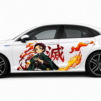 Stickers carrosserie Demon Slayer, visuel 4 sur 6
