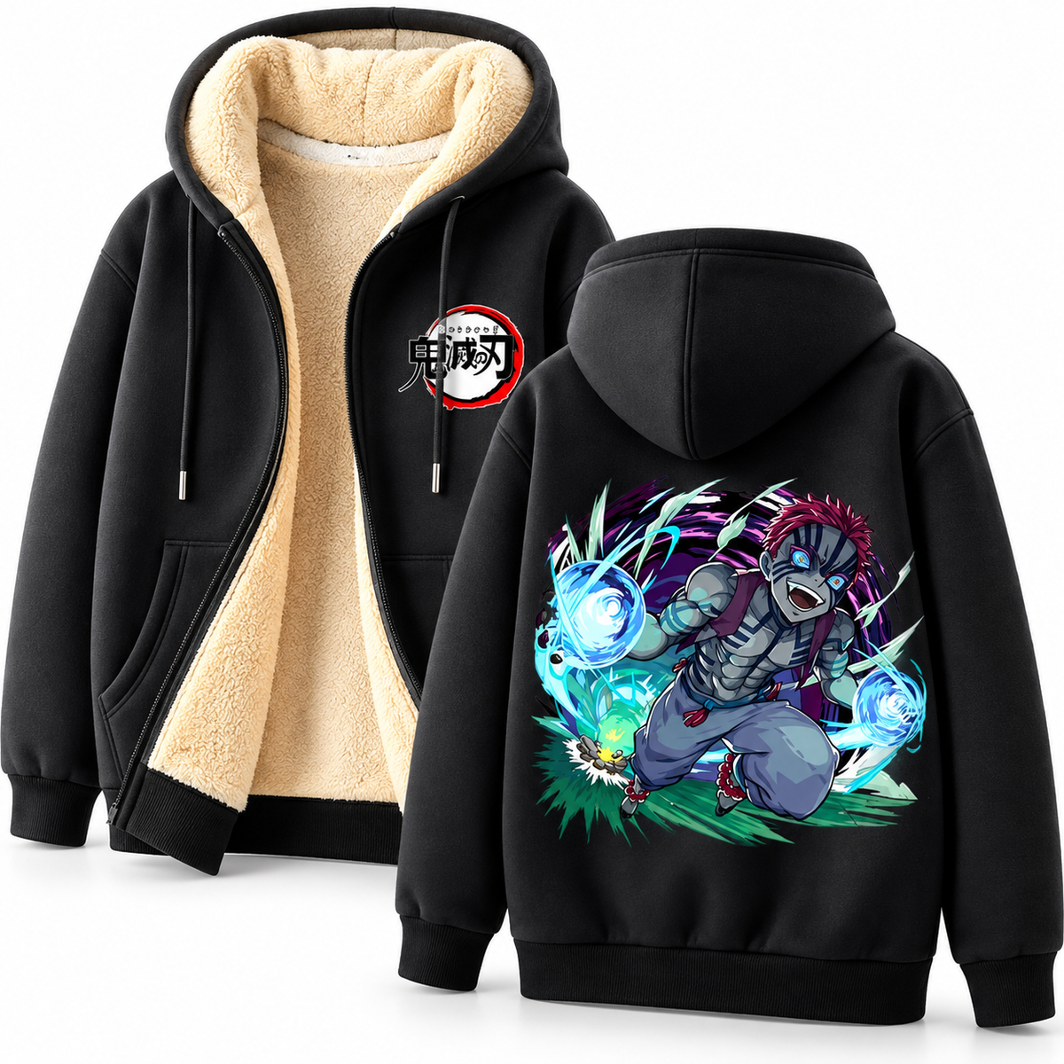 Sweat zippé sherpa, 16 motifs