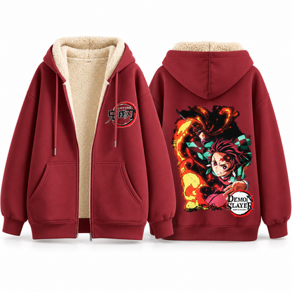 Sweat zippé sherpa, 16 motifs