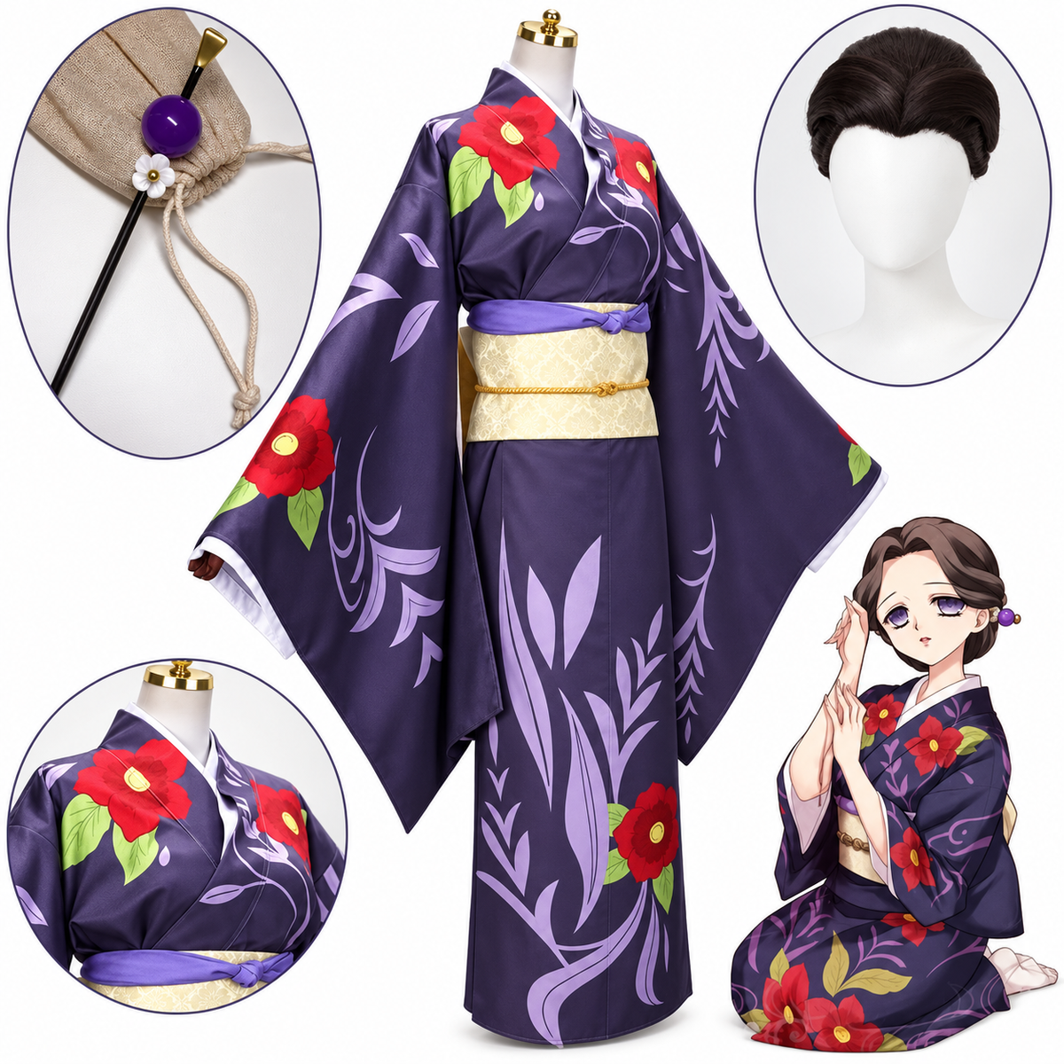 Costume Tamayo camélias
