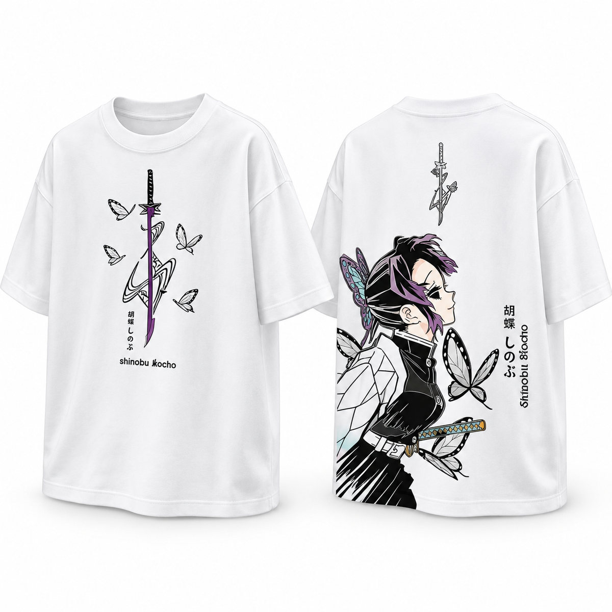 T-shirt Shinobu, 8 motifs