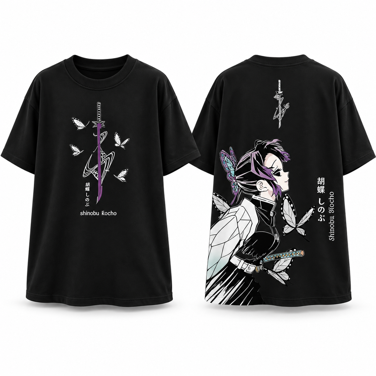 T-shirt Shinobu, 8 motifs